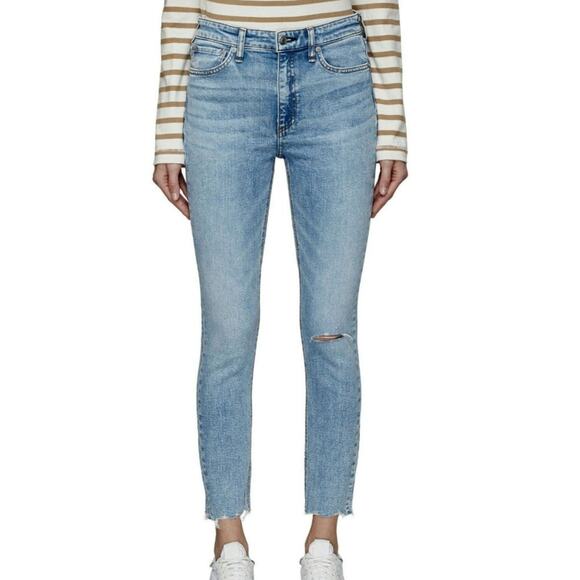 Rag & Bone Size 24 Distressed Skinny Jeans - Picture 3 of 3